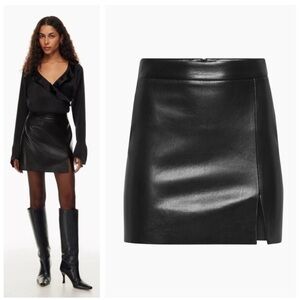 Wilfred Black Mini Skirt